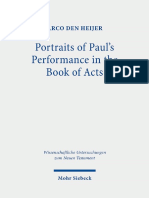Portraits of Paul's Performance in The Book of Acts