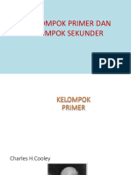 Kelompok Primer Dan Sekunder