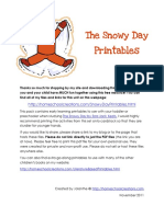 Snowy Day Printables