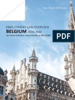 Belgium: Employment Law Overview 2019-2020