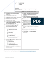 Detailed Checklist - Pre-Employment Requirements