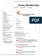 Korea (South) Student Visa Application Form, Requirements and Instructions