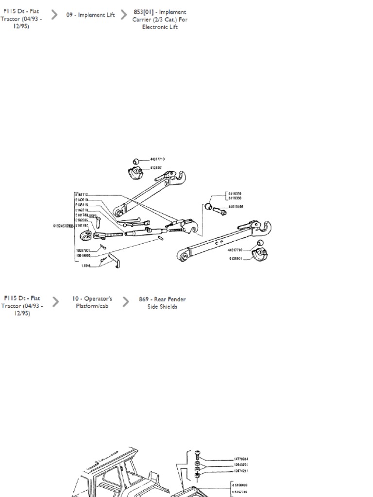 Fiat Parts Catalogue Overview | PDF