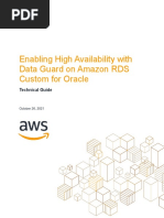 Enabling High Availability With Data Guard On Amazon RDS Custom For Oracle