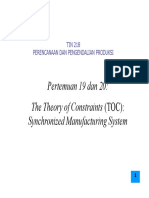 Pertemuan 19 Dan 20 - OPT-TOC