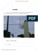 Queda tensão instalações elétricas