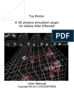 Toy Bricks A 3D Physics Simulation Plugin For Adobe After Effects®