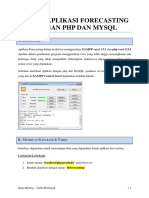 Modul Aplikasi Forecasting DG PHP Dan MySQL