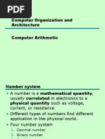 Computer Organization and Architecture Computer Arithmetic