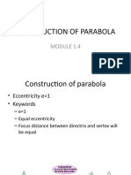 1.4 Construction of parabola (3)
