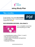 IELTS Speaking Study Plan_2 Months PDF