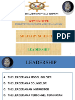 Military Science 31: Leadership