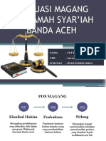 Evaluasi Magang Mahkamah Syar'iah Banda Aceh
