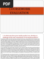 Coursework Evaluation