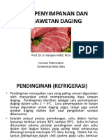 Penyimpanan Dan Pengawetan Daging