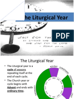 The Liturgical Year The Liturgical Year