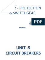 EE6702 - PROTECTION & SWITCHGEAR: CIRCUIT BREAKERS
