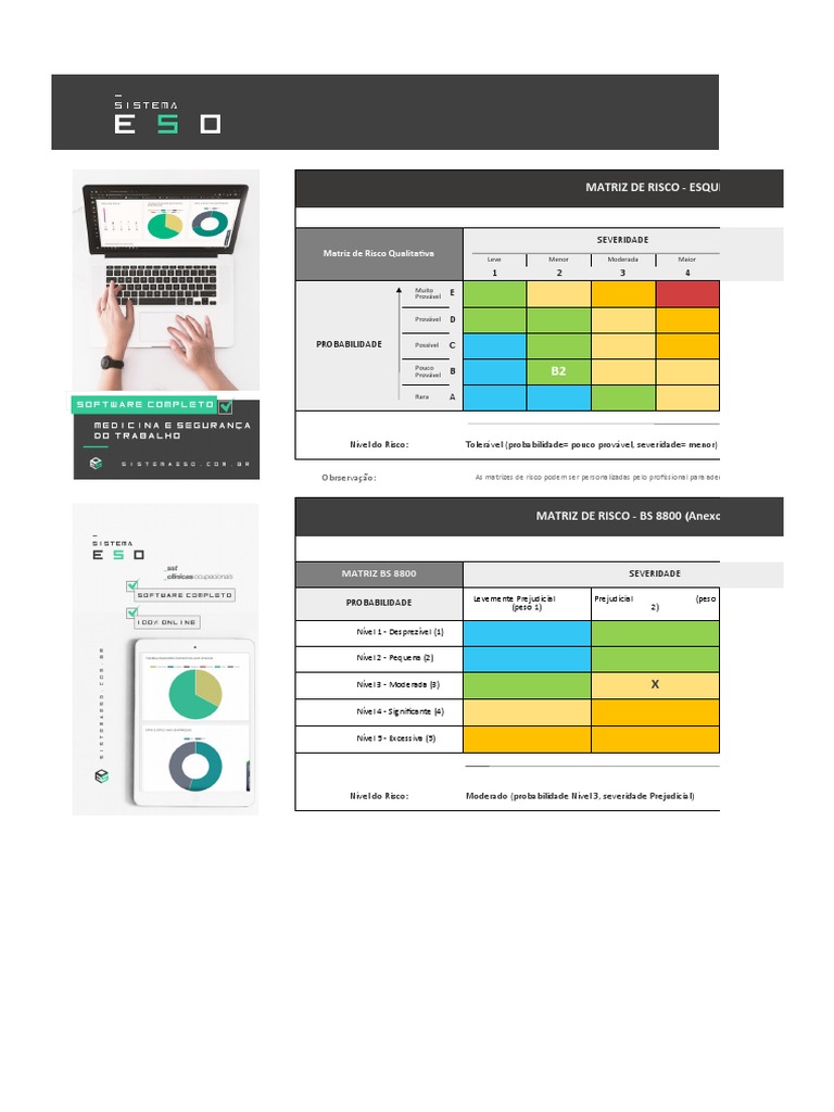 Planilha Metodologias Matriz de Risco para PGR Sistemaeso | PDF ...