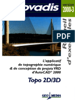Covadis l'Applicatif de Topographie Numérique de Conception Des Projets VRD d'Autocad