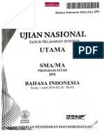 Soal Bahasa Indonesia SMA UN 2019 (WWW - Sudutbaca.com)