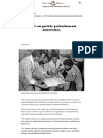 O PT é um partido profundamente democrático - Carta Maior