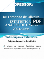 Estatística e Análise de Dados