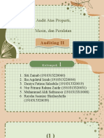 Kelompok 1 - Audit Atas Mesin, Properti, Dan Peralatan