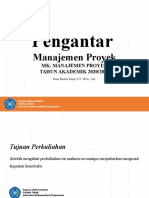 Modul 1 - Pengantar Manajemen Proyek