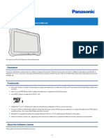 Tablet Computer Model No. FZ-G1 Series Operating Instructions - Reference Manual