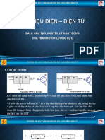 Bài 6 - Cấu Tạo, Nguyên Lý Làm Việc Của Transistor Lưỡng Cực