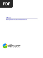 Getting Started With Alfresco Share Preview