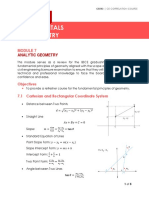 CE543 | Analytic Geometry Review for Civil Engineering Licensure Exam