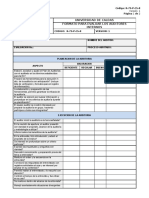 Formato para Evaluar Los Auditores Internos