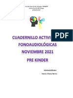 Cuadernillo Pre Kinder Noviembre 2021