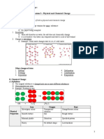 Physical and Chemical Change