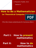 15-859T: A Theorist’s Toolkit