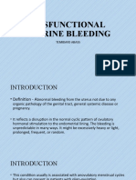 Dysfunctional Uterine Bleeding