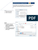 Opening Adobe PDF Documents in Google Chrome: Step A
