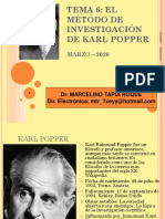 Del Metodo Hipotético Deductivo de Karl Popper (2021)