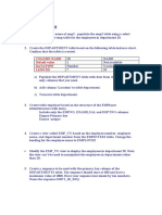 Day 4 Assignments: Column Name Default Value Datatype Length