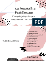 Tugas Pengantar Ilmu Pesisir Kepulauan (Kelompok 4)