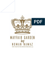 ENGLISH Carte Mayfair Garden Français