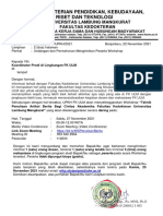 Tujuan Koorprodi - Undangan Dan Permohonan Mengirimkan Peserta Workshop Teknik Penulisan Artikel Berita - FK ULM