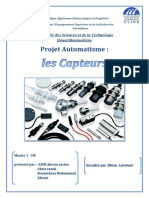 Projet Automatisme Les Capteurs Final
