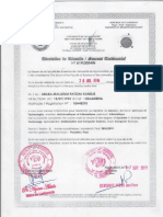 Attestation de Réussite Licence