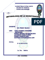 Metododologia de La Investigacion Cientifica