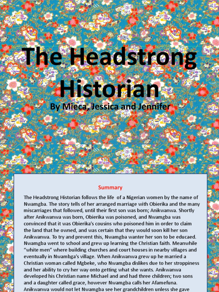 The Headstrong Historian by Mieca, Jessica and Jennifer PDF Family