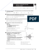 Ficha de Trabalho 04 - 11 Ano - Declive e Inclinacao de Rectas, Produto Escalar