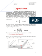 Capacitance: 1-Two Parallel Plate Capacitor