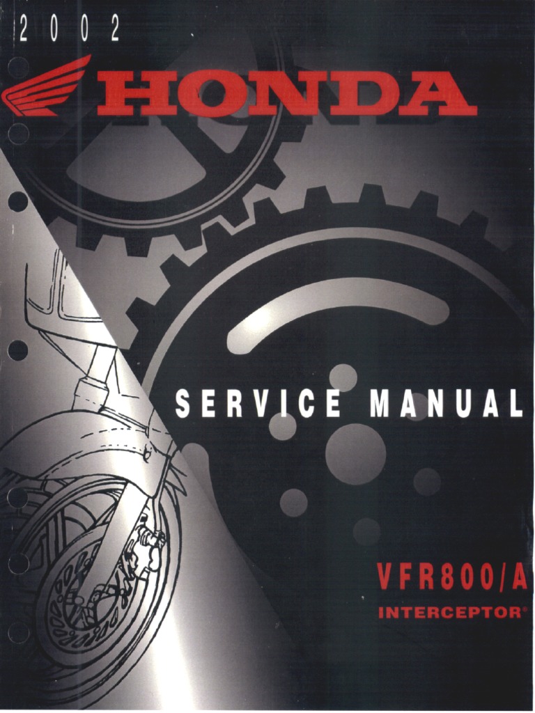 Honda VFR 800 VTEC 2002-2006 | PDF